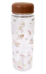 【中古】マグカップ･湯のみ 総柄(ブラウン) こもれびキャンプ クリアウォーターボトル 「リラックマ」