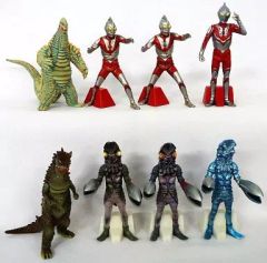 ウルトラマンパワード＆登場怪獣・宇宙人（バンダイ）ソフビフィギュア