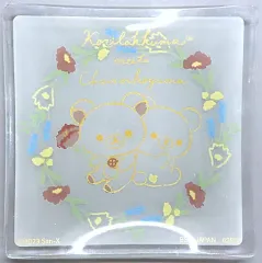 【中古】皿・ボウル コリラックマ＆チャイロイコグマ/花 ガラスプレート 「一番くじ リラックマ～20Years of Nostalgic Dreams～」 E賞