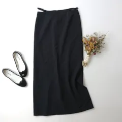 CODE A コードエー sensual satin skirt タイトスカート 日本製 M 黒 ブラック(121K＋7678)26H