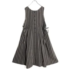 SM2★ゆったり♪2wayジャンパースカート サイズF グリーン系 ボーダー刺繍♪厚手 z16860