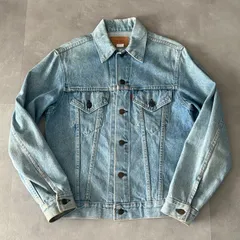 70s リーバイス 70505 USA製 ヴィンテージ デニムジャケット 38サイズ アイスブルー 希少 ケアタグ 4th