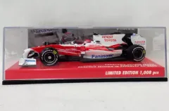 【中古】ミニカー 1/43 PANASONIC TOYOTA TF109 PRACTICE SESSION IN JAPANESE GP 2009 DENSO #10(ホワイト×レッド) [413090310]のサムネイル