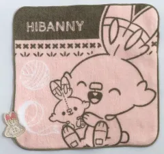 【中古】タオル・手ぬぐい ヒバニー ボタンアップリケ付きハンドタオル 「一番くじ ポケピース ～“PEACE”なおさいほうのひととき～」 G賞