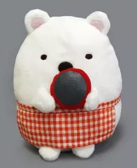 【中古】ぬいぐるみ しろくま エプロンぬいぐるみ すみっコ弁当テーマ 「すみっコぐらし」
