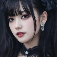 珍しいデザイン☆アンティーク シルバー ラインストーン ピアス 40mm 大ぶり モダン クール 両耳用 ヴィンテージ風 コレクション