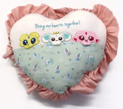 【中古】クッション・本体 メップル＆ミップル＆ポルン MH 妖精ハートクッション 「一番くじ プリキュア ～Emotional moment～」 ラストワン賞