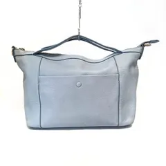 COLE HAAN(コールハーン) ハンドバッグ レザー ソフト サッチェル U04646 ライトブルー 2way レザー