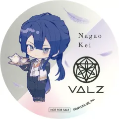 【中古】コースター 長尾景(ミニキャラ) ペーパーコースター 「バーチャルYouTuber にじさんじ VΔLZ×and GALLERY Collaboration Cafe(バトラーテーマ)」 コラボメニュー注文特典