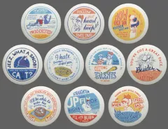 【中古】バッジ・ピンズ(キャラクター) 全10種セット 「魔女の宅急便 缶バッジコレクション」