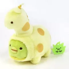 【中古】ぬいぐるみ ぺんぎん?(キリン) てのりぬいぐるみ すみっコぐらしコレクション すみっコアニマルパーク 「すみっコぐらし」