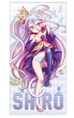 [중고] 잡화 화이트 (고양이 Ver.) 신작 120cm 빅타월[노게임·노라이프]