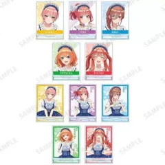 【中古】アクリルスタンド・アクリルパネル 全10種セット 「映画 五等分の花嫁 描き下ろしイラスト スノーメイドver. トレーディングアクリルスタンド」
