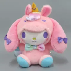 【中古】ぬいぐるみ マイメロディ(B/ピンク) カラフルユニコーンパーティぬいぐるみ 「マイメロディ」