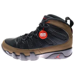 NIKE (ナイキ) 【観賞用 2012年製】 AIR JORDAN 9 RETRO Olive エアジョーダン 9 レトロ オリーブ ハイカットスニーカー カーキ US9.5/27.5cm 302370-020