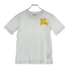 BURBERRY (バーバリー) 25SS EKD Logo Crewneck Tee 8090643 グラフィックロゴプリント クルーネック半袖Tシャツカットソー ホワイト レディース