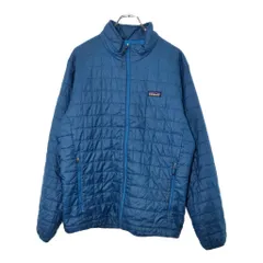 patagonia パタゴニア ナノパフジャケット アウトドア ブルー(メンズ L)中古 古着 V9386