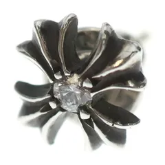CHROME HEARTS (クロムハーツ) No2 CH PLS DIA CHプラススタッド 1ダイヤ シルバーピアス