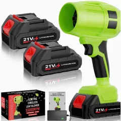 ブロワー 集塵機 コードレス 充電式 21V 55000rpm 6500mAh バッテリー2個付き 予備バッテリー エアダスター 洗車 マキタ対応