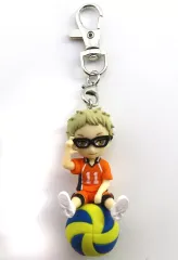 【中古】キーホルダー 月島蛍 プチっとのりマスvol.1-セカンドユニフォームver.- 「ハイキュー!!」