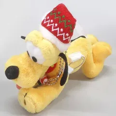 【中古】ぬいぐるみ プルート(ディズニー・クリスマス・ストーリーズ) ぬいぐるみバッジ 「ディズニー・クリスマス2018」 東京ディズニーランド限定