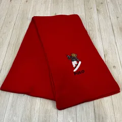 ポロラルフローレン ポロベアー マフラー(レッド/178<!-利用不可文字-!>23)