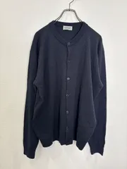 S00346｜JOHN SMEDLEY｜ジョンスメドレー｜ブラック｜メンズ｜カーディガン｜毛100％｜無地｜Y2K｜90S｜古着｜大人気｜一点物｜ヴィンテージ｜フォロー割あり｜ブラック｜トップス