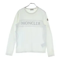 ☆モンクレール ロングTシャツ ホワイト ロンT M☆ 極美品