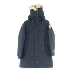 CANADA GOOSE (カナダグース) SHELBURNE PARKA シェルバーンパーカー ダウンジャケット リアルファー ブラック レディース 3802LA