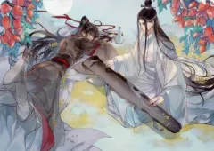 【中古】文房具その他 B.魏無羨＆藍忘機(白露款) A4紙製ファイル 「魔道祖師」