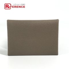 超極美品】HERMES カルヴィデュオ 二つ折り財布 エプソン 焦茶 - メルカリ