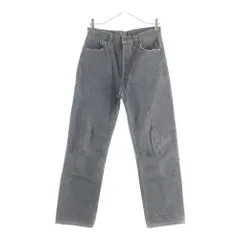 Levi's (リーバイス) 90s USA製 先染めストレートデニムパンツ ブラック 501-0658
