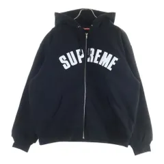 SUPREME (シュプリーム) 24AW Arc Thermal Zip Up Hooded Sweatshirt アーチロゴ サーマルライニング ジップアップパーカー スウェットフーディ ブラック