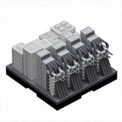 【中古】トレーディングフィギュア #02 大口径機関砲ビル 「ジオクレイパー TOKYO-IIIシーナリー」