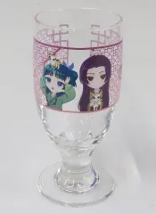 【中古】グラス 猫猫＆壬氏 通常服 選べる!カフェグラス 「くじ引き堂 薬屋のひとりごと オンラインくじ みに!」 S-1-1賞