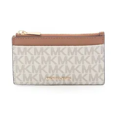 マイケルコース Michael Kors コインケース JET SET ジェットセット 32F5GJ6D8B149 バニラ/エイコーン レザー ジェットセット カードケース レディース 新品