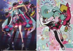 【中古】クリアファイル 初音ミク(A：藤ちょこ＆一束) A4クリアファイルセット 「初音ミク マジカルミライ 2020 夏まつり」