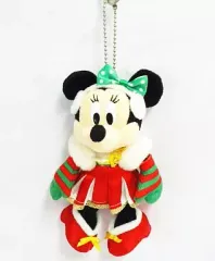 【中古】ぬいぐるみ ミニーマウス ぬいぐるみバッジ 「クリスマス・ファンタジー2008」 東京ディズニーランド限定