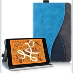 ★iPad 第6世代/第5世代 9.7インチ(2018/2017) / Air / Air2 / Pro 9.7 ケース シンプル ビジネス iPad 9.7 ケース（第6/5世代）PUレザー tpu材質 スタンド機能  (ブルー)