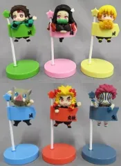 【中古】トレーディングフィギュア 全6種セット 「デコラPIC 鬼滅の刃 壱ノ型」