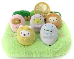 すみっコぐらし てのりぬいぐるみ 受注限定 梅雨ぬいぐるみセット