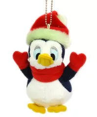 【中古】ぬいぐるみ さむがりやのペンギン パブロ ぬいぐるみバッジ 「クリスマス・ファンタジー2012/クリスマス・ウィッシュ2012」 東京ディズニーリゾート限定