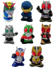 【中古】トレーディングフィギュア 全8種セット 「仮面ライダー ソフビコレクション 5」