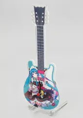 【中古】置き時計・壁掛け時計 [単品] 初音ミク ギター型アクリル時計 「初音ミクチョコレートギフトセット ギター型アクリル時計ver.」