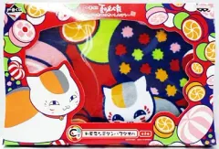 【中古】タオル・手ぬぐい(キャラクター) ニャンコ先生 和菓子なモダンバスタオル 「一番くじ 夏目友人帳～ニャンコ先生は食いしんぼう～」C賞 