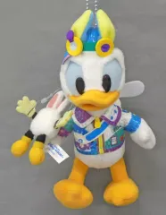 【中古】ぬいぐるみ ドナルドダック(うさたま大脱走!) ぬいぐるみバッジ 「ディズニー・イースター2019」 東京ディズニーランド限定