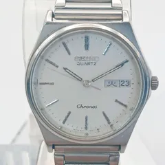 【稼働 良品】1223-7SEIKO Chronos セイコー クロノス 8123 6130 メンズ腕時計 クオーツ デイデイト