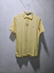 S) ポロラルフローレン イエロー 半袖 ポロTシャツ pkTシャツ カラーTシャツ クラシックフィット