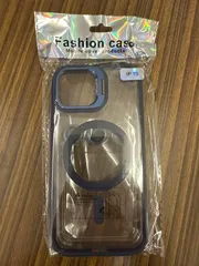 iPhone15 対応 クリアケース マグネットリング対応 レンズスタンド付き 耐衝撃 透明 バンパー スマホケース　ko1