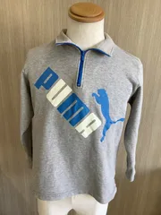 PUMA(プーマ) ハーフジップスウェット　キッズ　150サイズ　染み若干あり　他良好